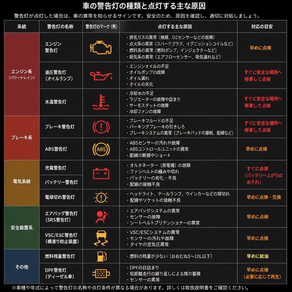 2. 警告灯が点灯した理由